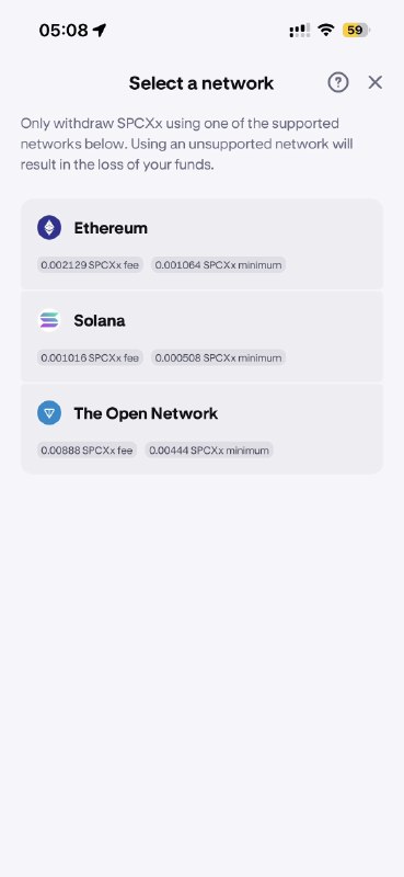 Kraken 是坠公平的，SPCX 见者有份还真的见者有份啊 就算打1m 进海妖 一样是4.2786股 公平 非常特喵公平简单算了一下 现价有 80刀的利润 不过嘛，考虑到 spacex 是文明之光，就继续拿着吧卖出可以选择 kraken pro 或者直接提到链上，手续费0.1刀，然后可以通过链上卖出，推荐 bitget wallet 