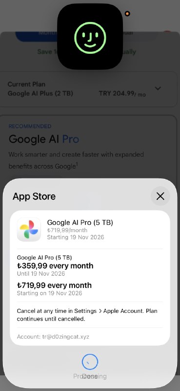 Gemini 3.5 来了随着Google IO 落下帷幕，Google 这家科技巨头又给我们带来了……（可以自行搜索 很多媒体总结了）对我来讲可能就是发现 Gemini App 体验又变好了Antigravity 又可以下载回来玩一玩了 别的就没啥至于大家都在关注的 Spark 毕竟要 Ultra 那个档位才能玩 我就不瞎折腾了 太贵了然后发现去年 Google bug 的时候薅的一年学生会员也快到期了 how time flies 😭而谷歌爸爸也很大方地给了半年折扣 算下来一个月也就 8 刀 就能开 AI Pro 会员，还送 5 TB 存储，还送 YouTube 去广告，这要啥摩托车对于我这种之前就一直开着 2TB 存储（价格 4.5 刀）的用户来讲，多花 2 刀一个月就能用半年 那作为谷歌曾经的股东来讲不得赞助一波 🐶当然 以上价格都是根据土区的订阅价格换算而来 大家不一样的话别奇怪#Gemini35 #GoogleIO #GeminiApp #Antigravity #AIProGemini 3.5 来了随着Google IO 落下帷幕，Google 这家科技巨头又给我们带来了……（可以自行搜索 很多媒体总结了）对我来讲可能就是发现 Gemini App 体验又变好了Antigravity 又可以下载回来玩一玩了 别的就没啥至于大家都在关注的 Spark 毕竟要 Ultra 那个档位才能玩 我就不瞎折腾了 太贵了然后发现去年 Google bug 的时候薅的一年学生会员也快到期了 how time flies 😭而谷歌爸爸也很大方地给了半年折扣 算下来一个月也就 8 刀 就能开 AI Pro 会员，还送 5 TB 存储，还送 YouTube 去广告，这要啥摩托车对于我这种之前就一直开着 2TB 存储（价格 4.5 刀）的用户来讲，多花 2 刀一个月就能用半年 那作为谷歌曾经的股东来讲不得赞助一波 🐶当然 以上价格都是根据土区的订阅价格换算而来 大家不一样的话别奇怪#Gemini35 #GoogleIO #GeminiApp #Antigravity #AIPro