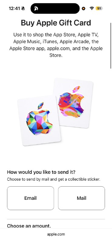 美区苹果商店礼品卡购买攻略借着上一篇提到app store 美区购买软件，介绍一下如何购买礼品卡