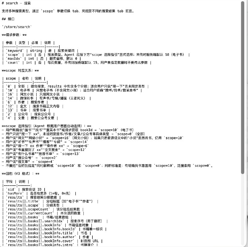微信读书有 Skills 了，然后呢之前还是从 CDN 上下载，这次发现企鹅终于舍得建个 GitHub 仓库并用 AI native 的方式发布 Skill 了？访问地址：